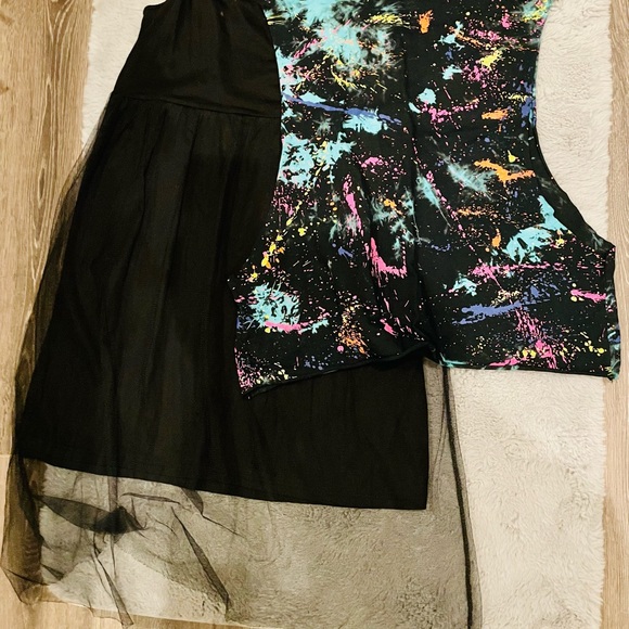 2 piece Tie-Dye Black top + dress (2 pieces) - Picture 4 of 4